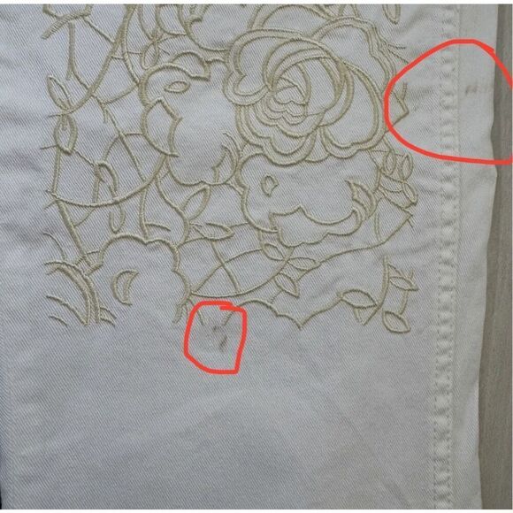 Stella McCartney Gold Patchwork Embroidery Boyfriend Jeans 31 - Picture 11 of 15